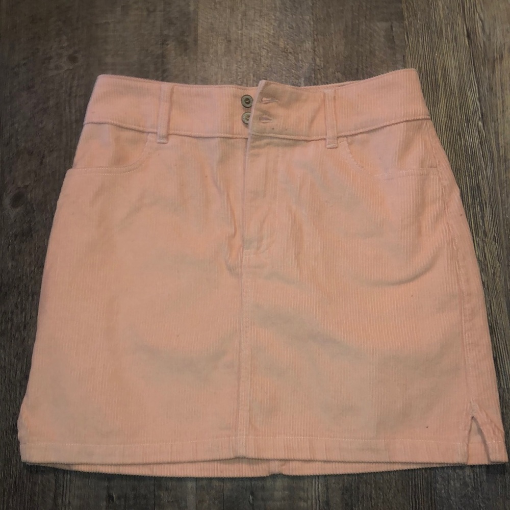 Baby Pink Corduroy Holister Skirt! Never worn!!